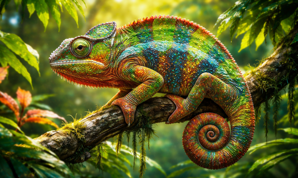Chameleónovité: Nature’s Masters of Color and Survival