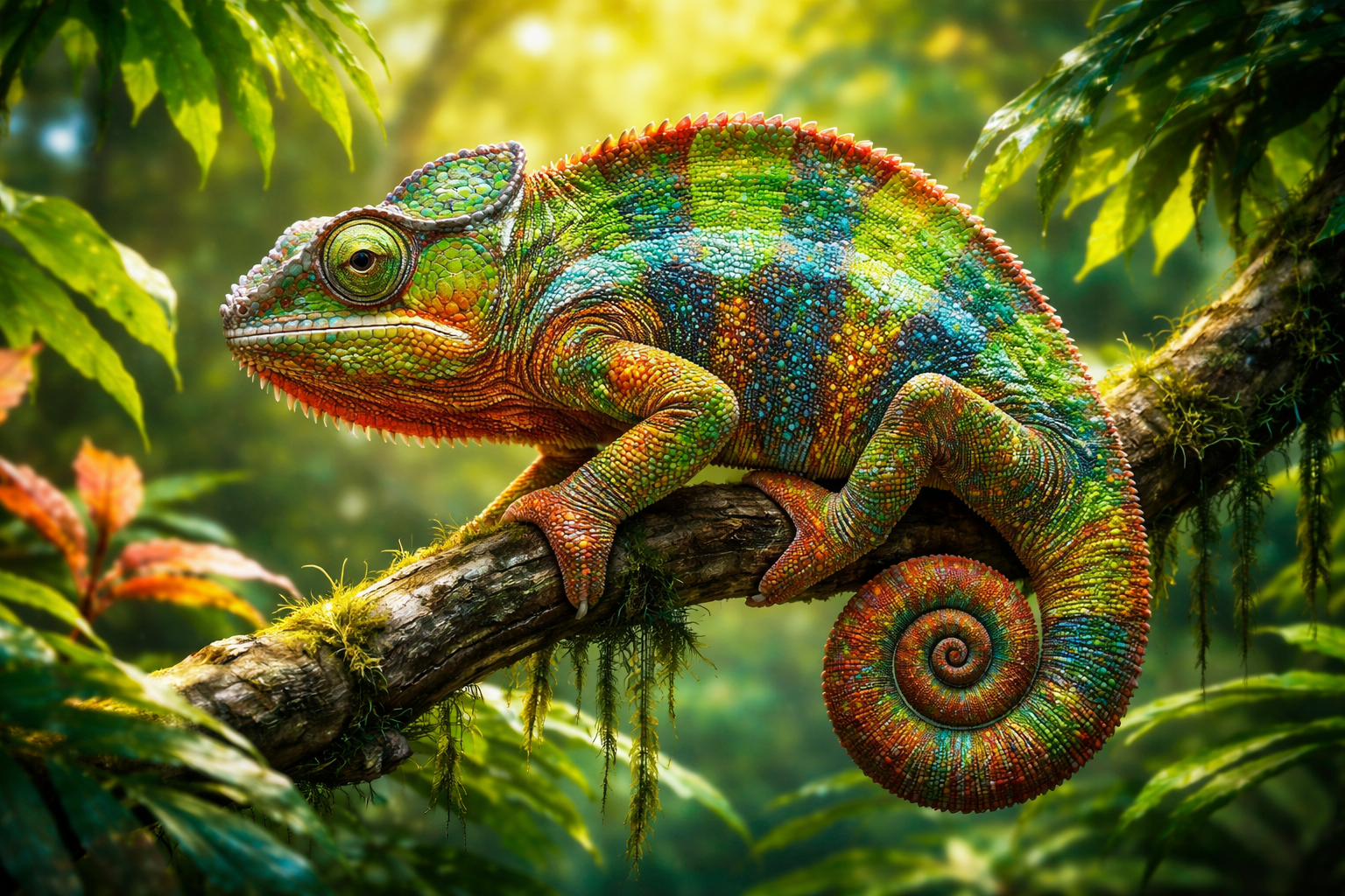 Chameleónovité: Nature’s Masters of Color and Survival