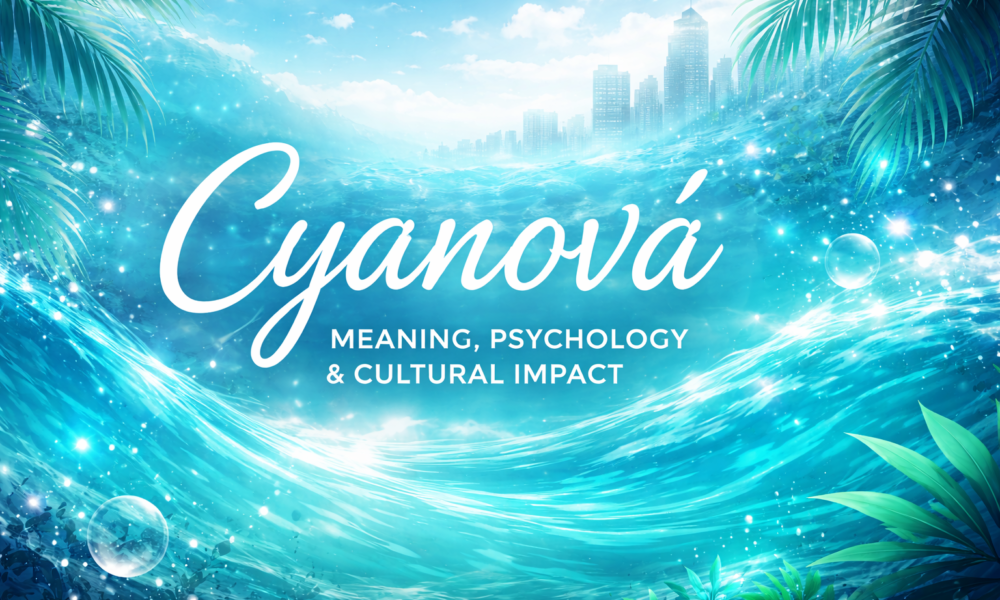 Cyanová: The Meaning, Power, and Cultural Life of Cyan