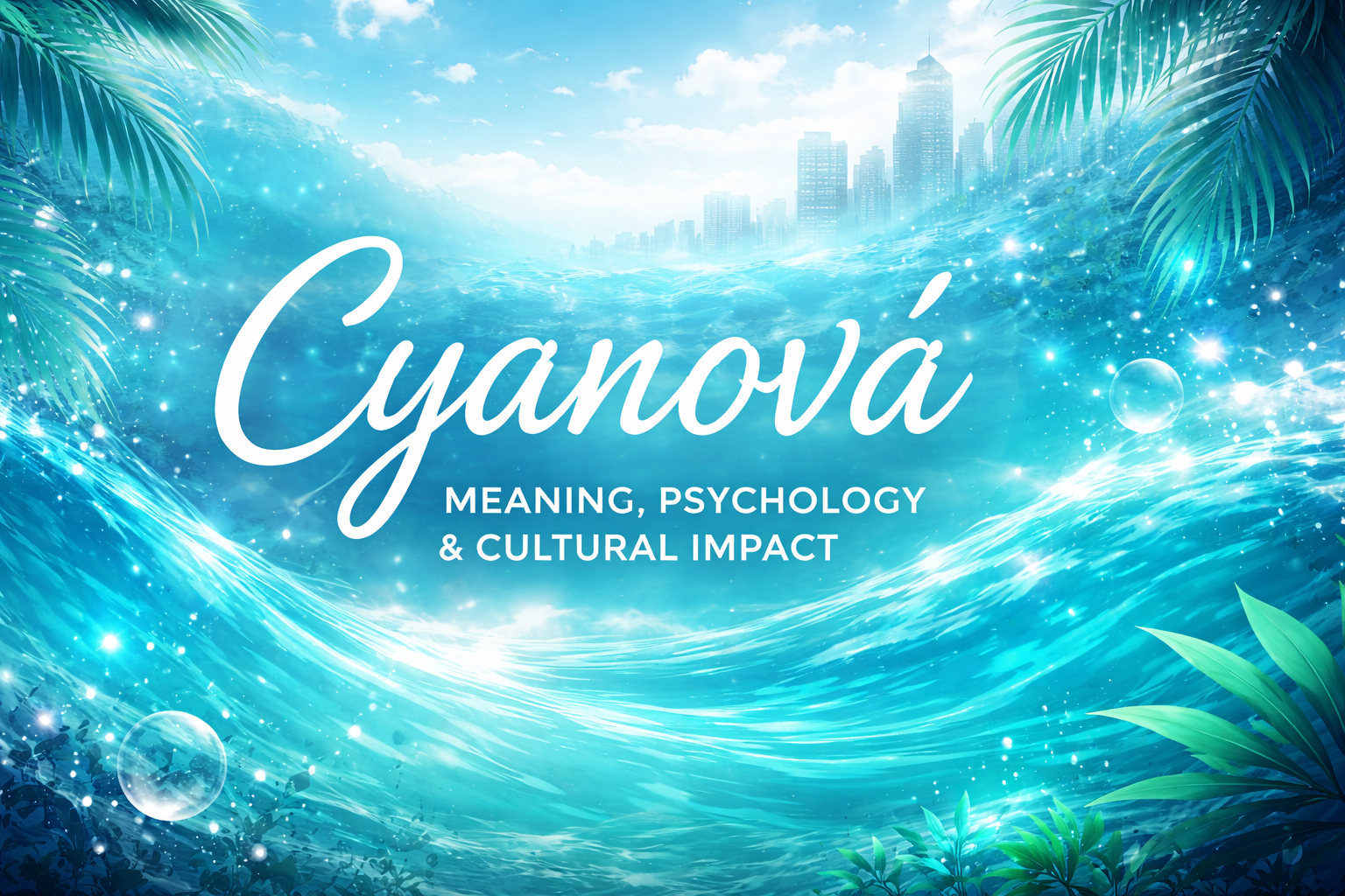 Cyanová: The Meaning, Power, and Cultural Life of Cyan